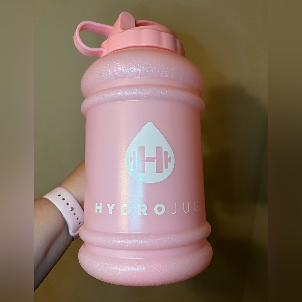 HydroJug Pastel Pink 73 oz Water Jug with Handle